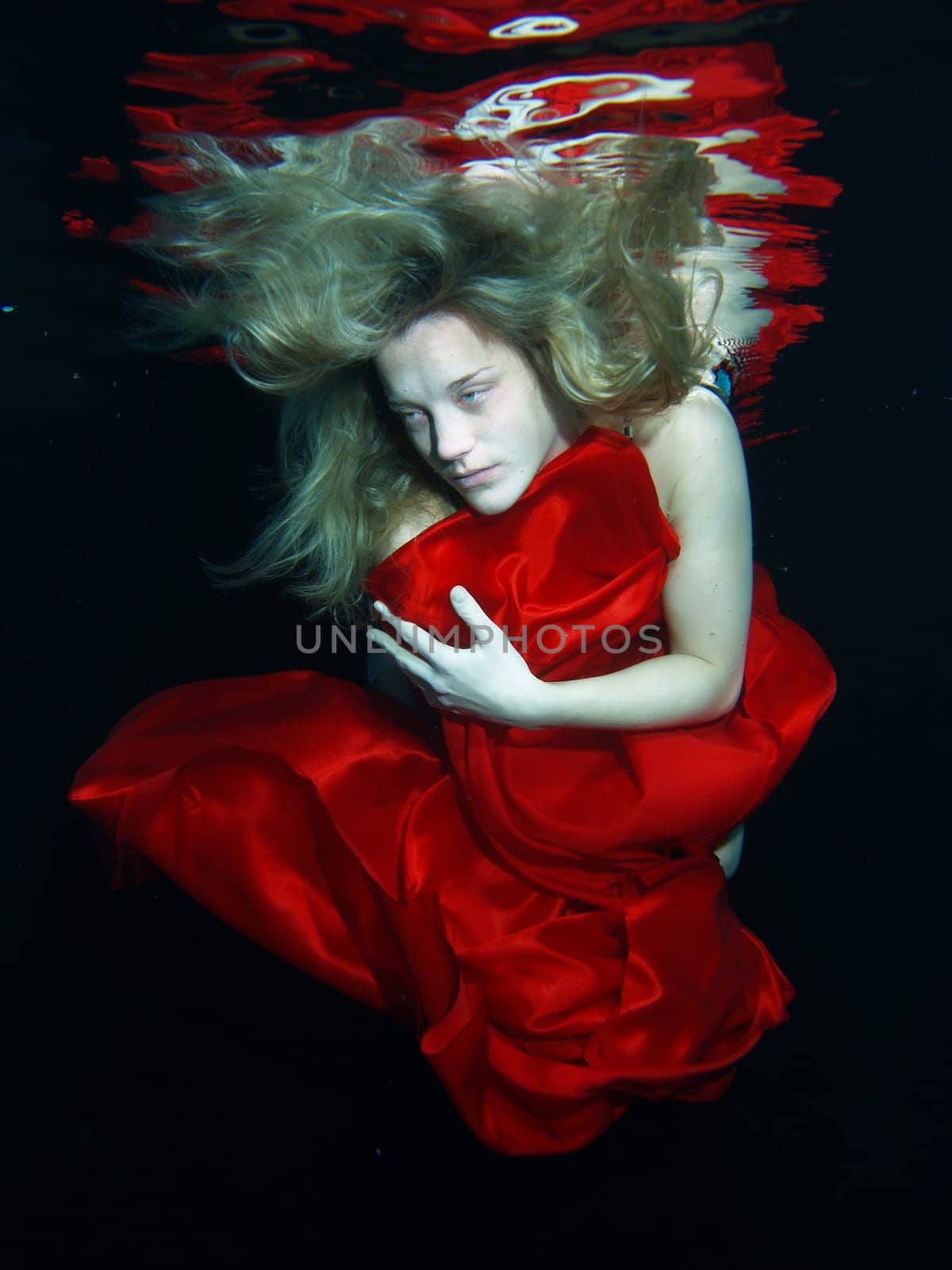 Underwater model photos with Christina. More UW models under www.Scubacuties.com