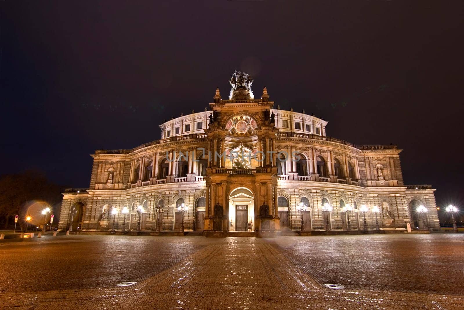 Dresden - Semperoper at night