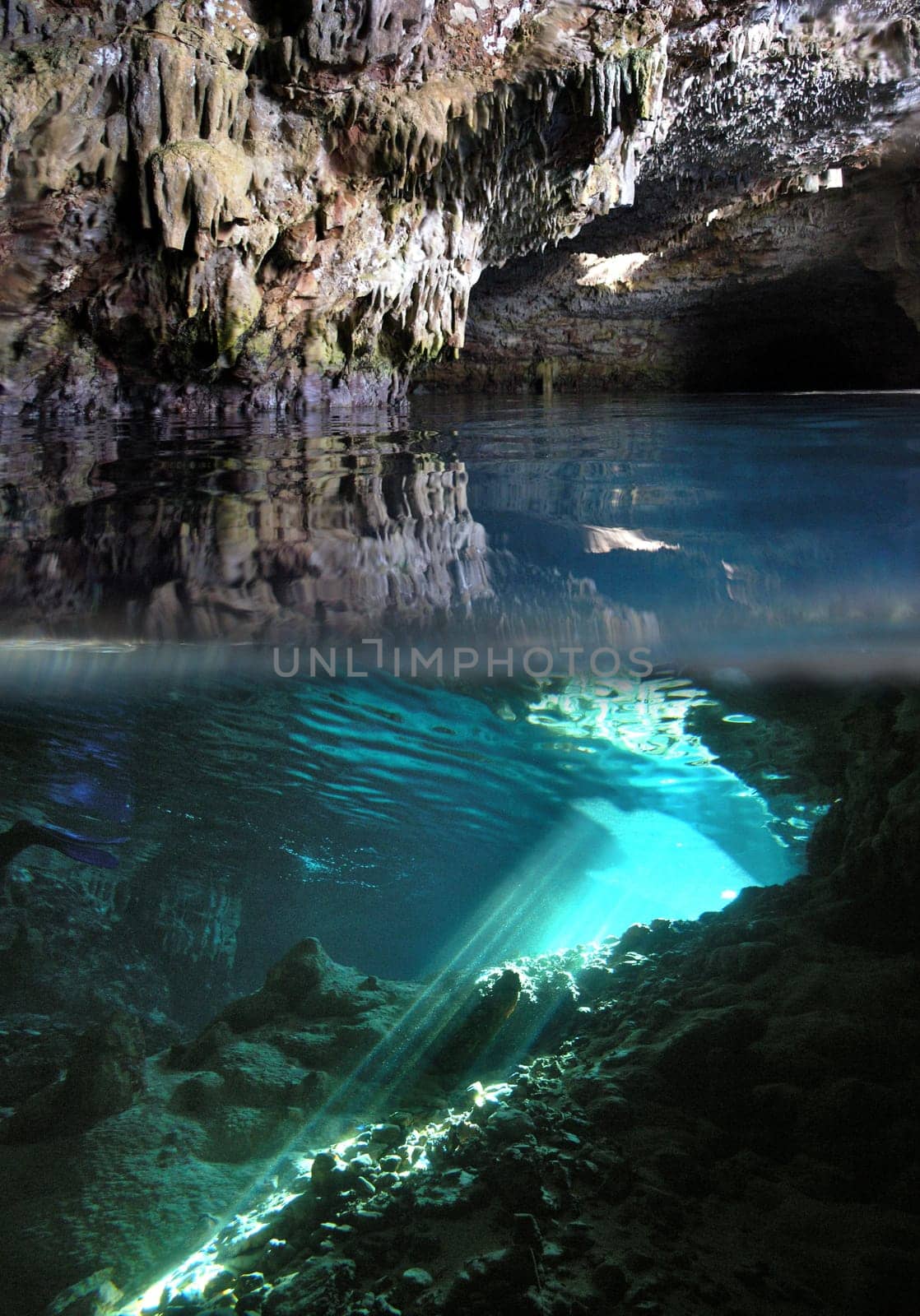 Stalagmite cave in Croatia