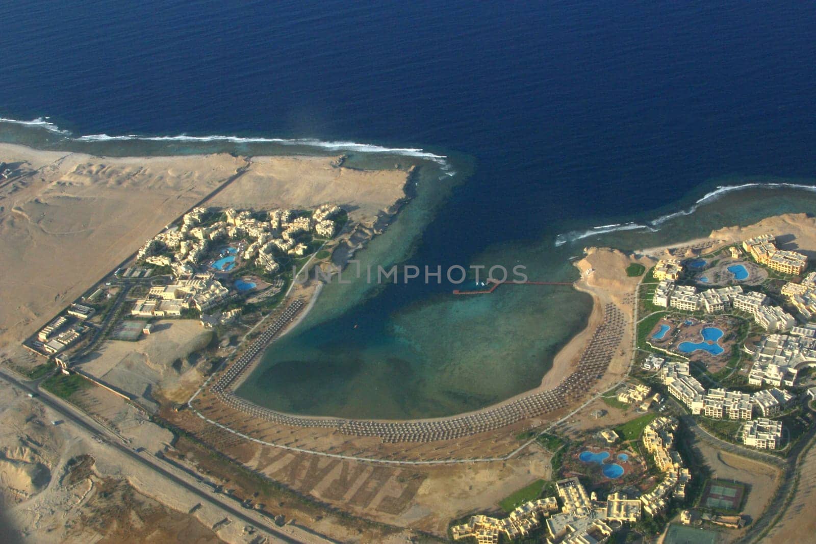 A bird's eye view of Coraya Beach