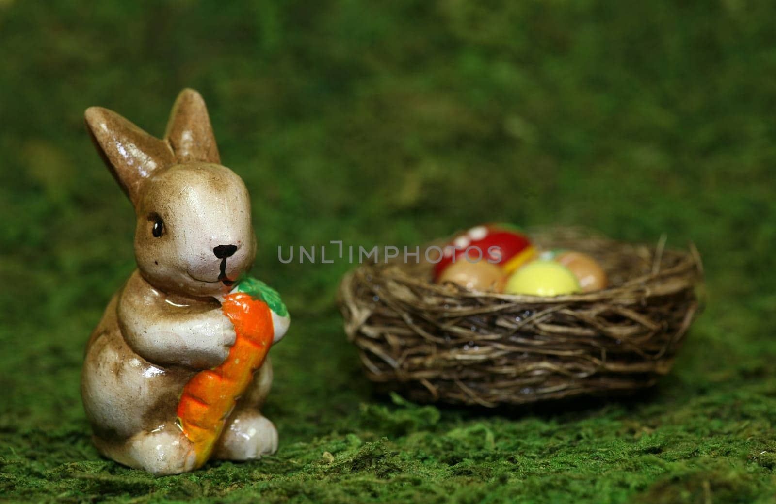 Bunny with Easter basket