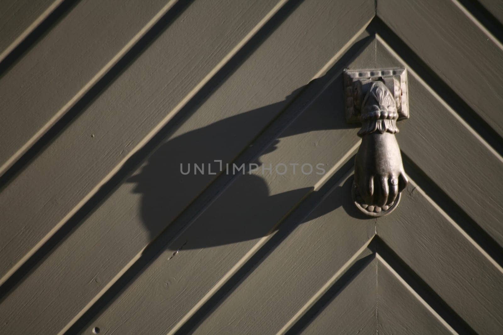 Detail of an old front door