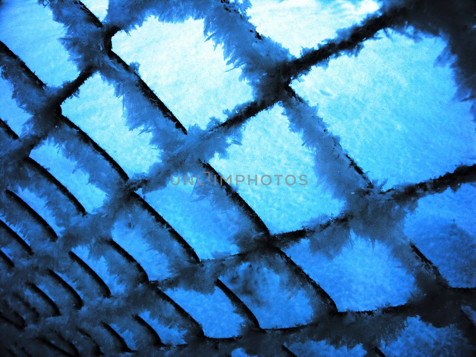 SNOW FENCE IN FALSE COLORS