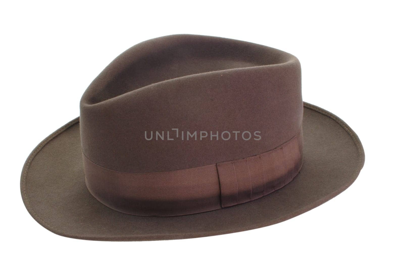Brown men's hat