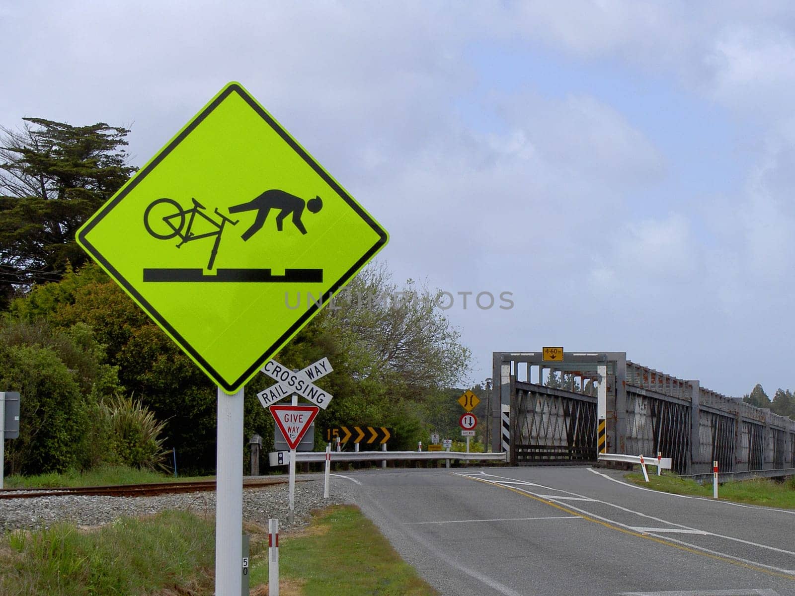 Road sign in New Zealand