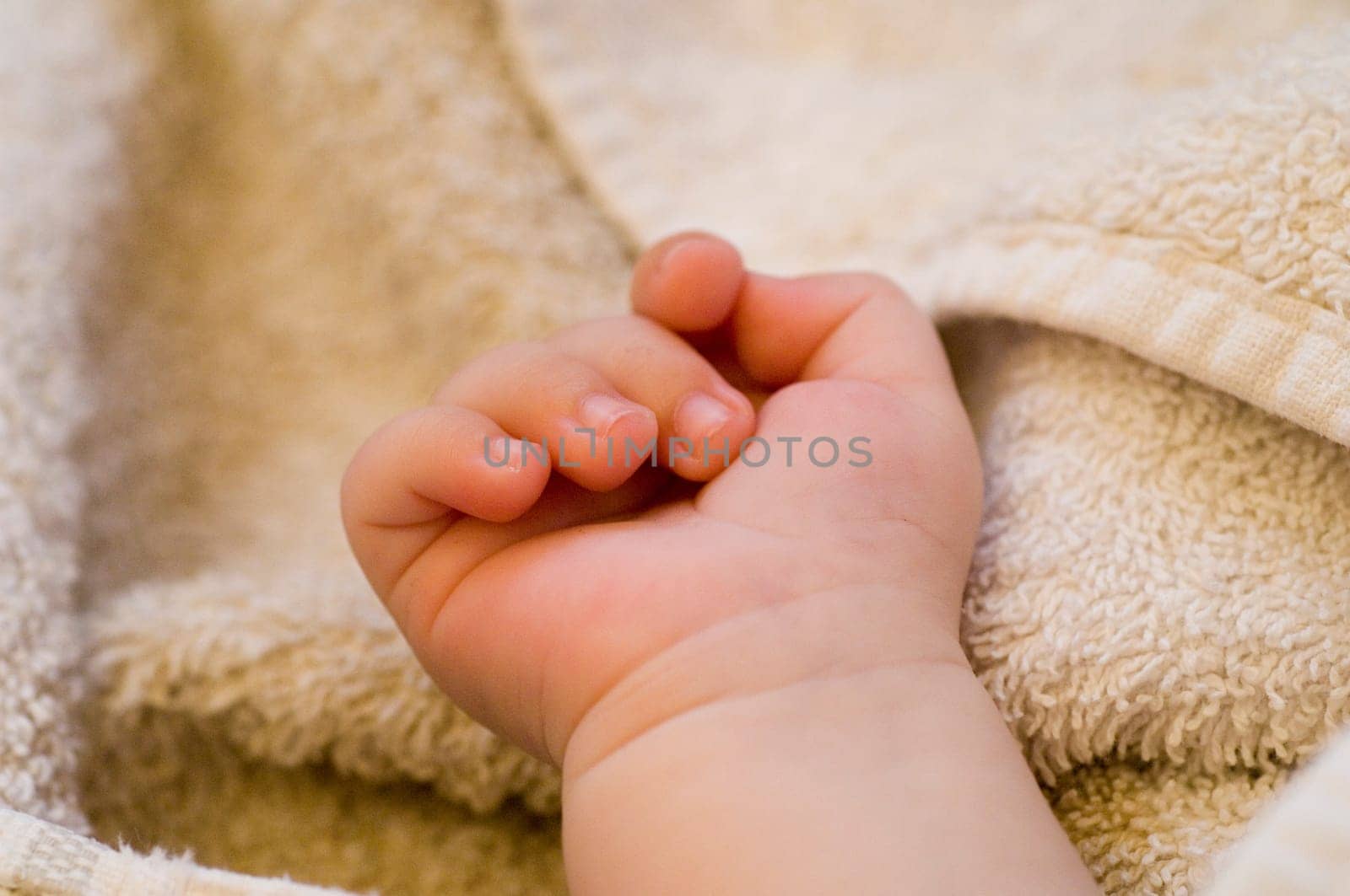 Hand of a baby