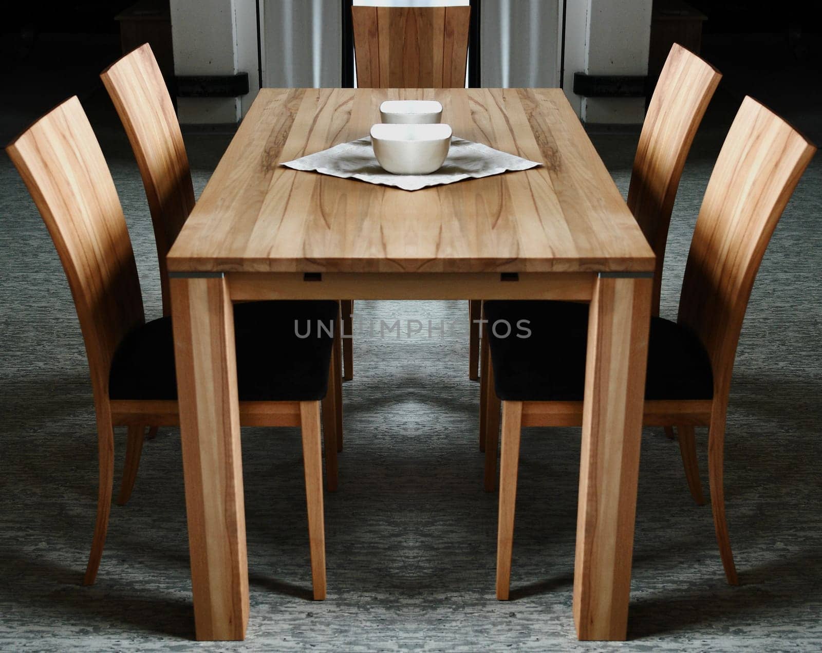 Dining area with decoration
