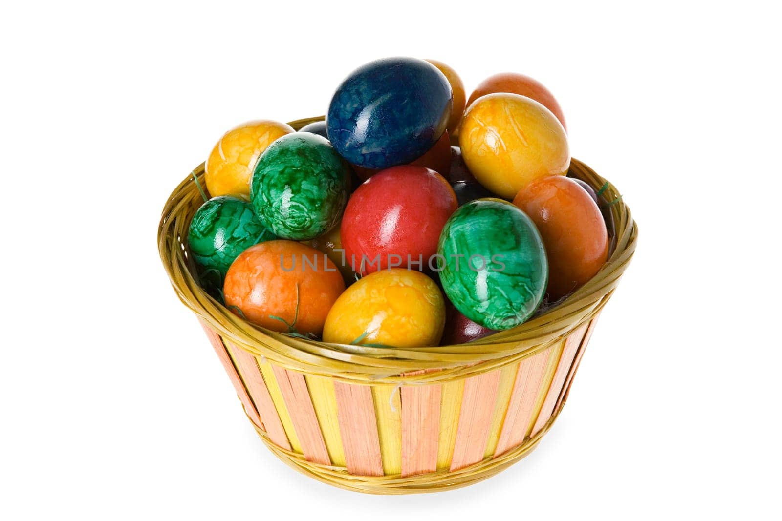 Easter eggs in shell