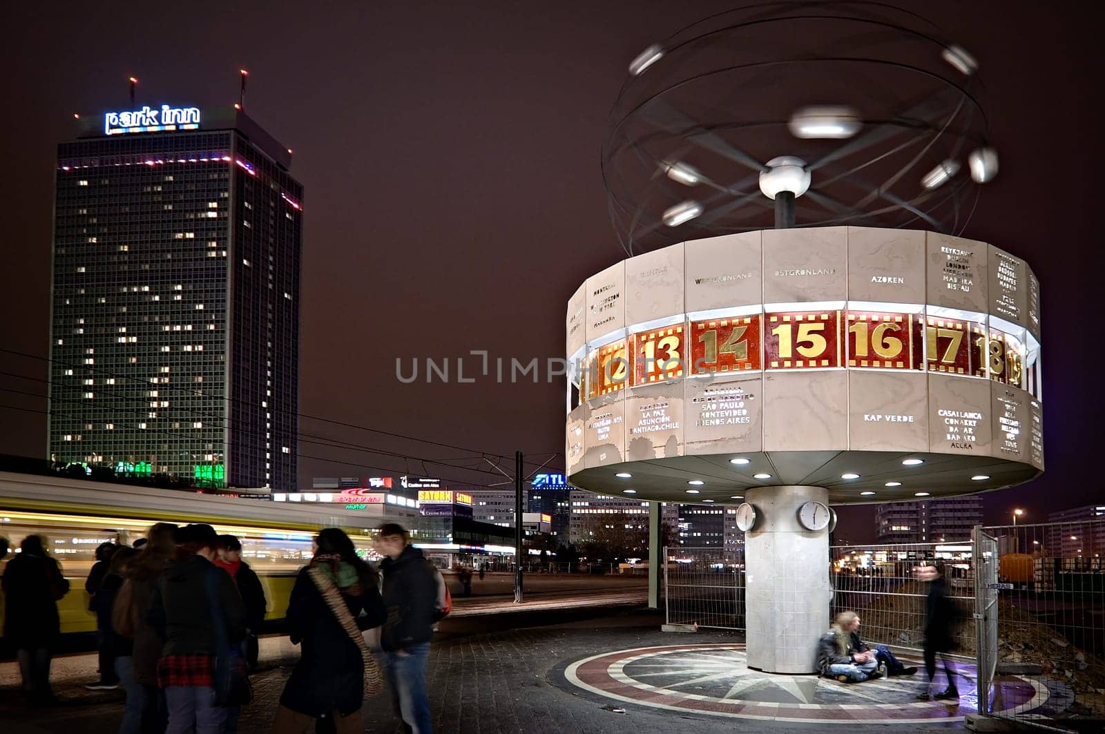 Traffic on the Alexanderplatz