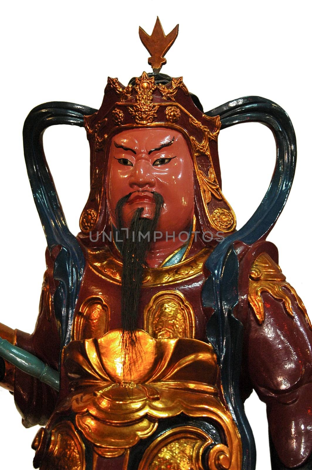 Asian mythical warrior figure