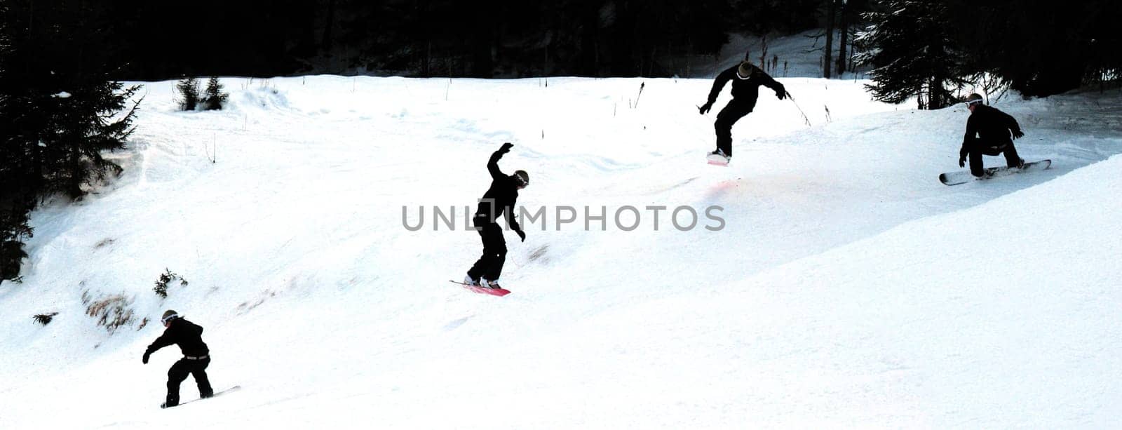 Snowboarder Panorama