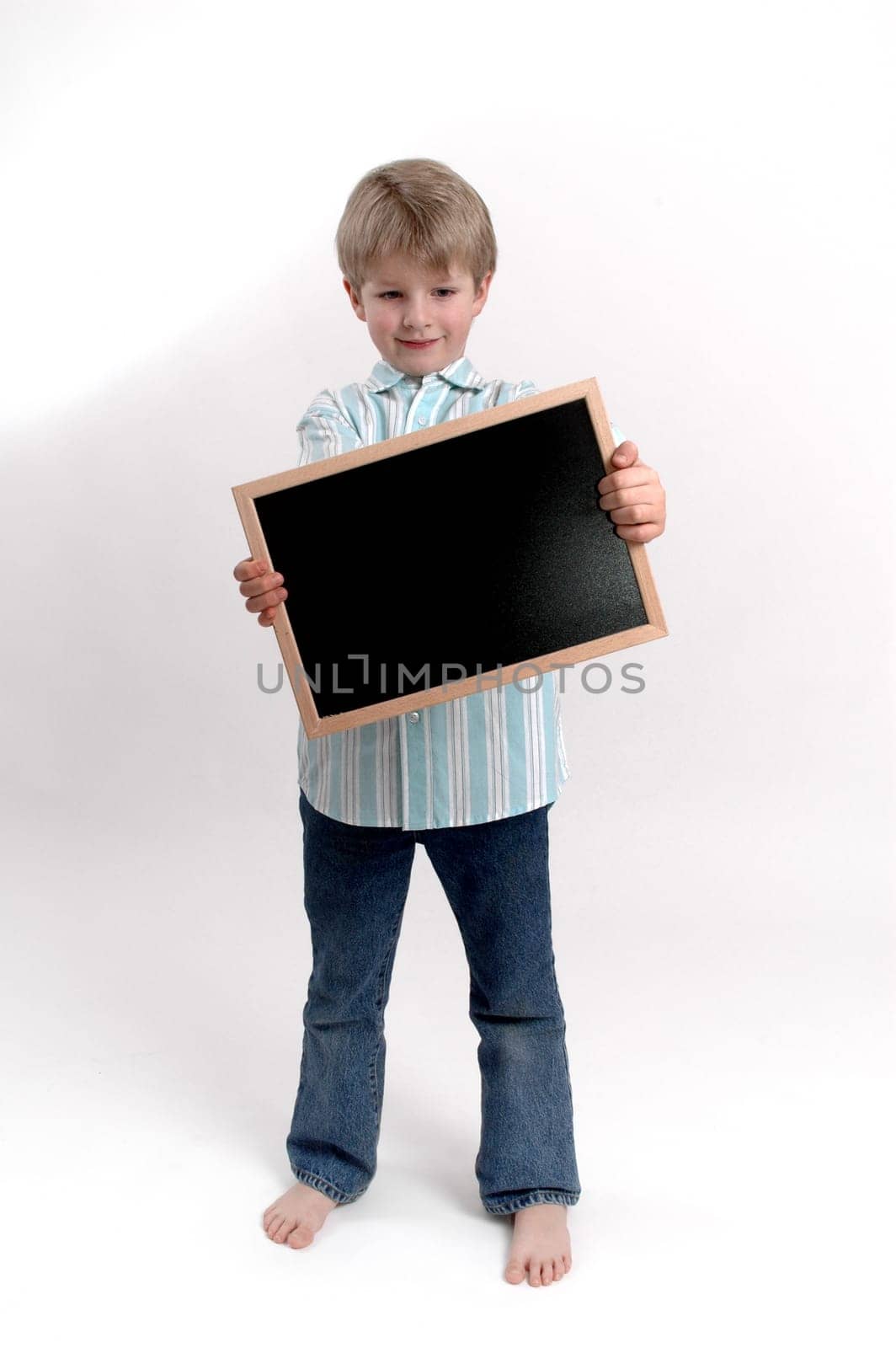 With blackboard