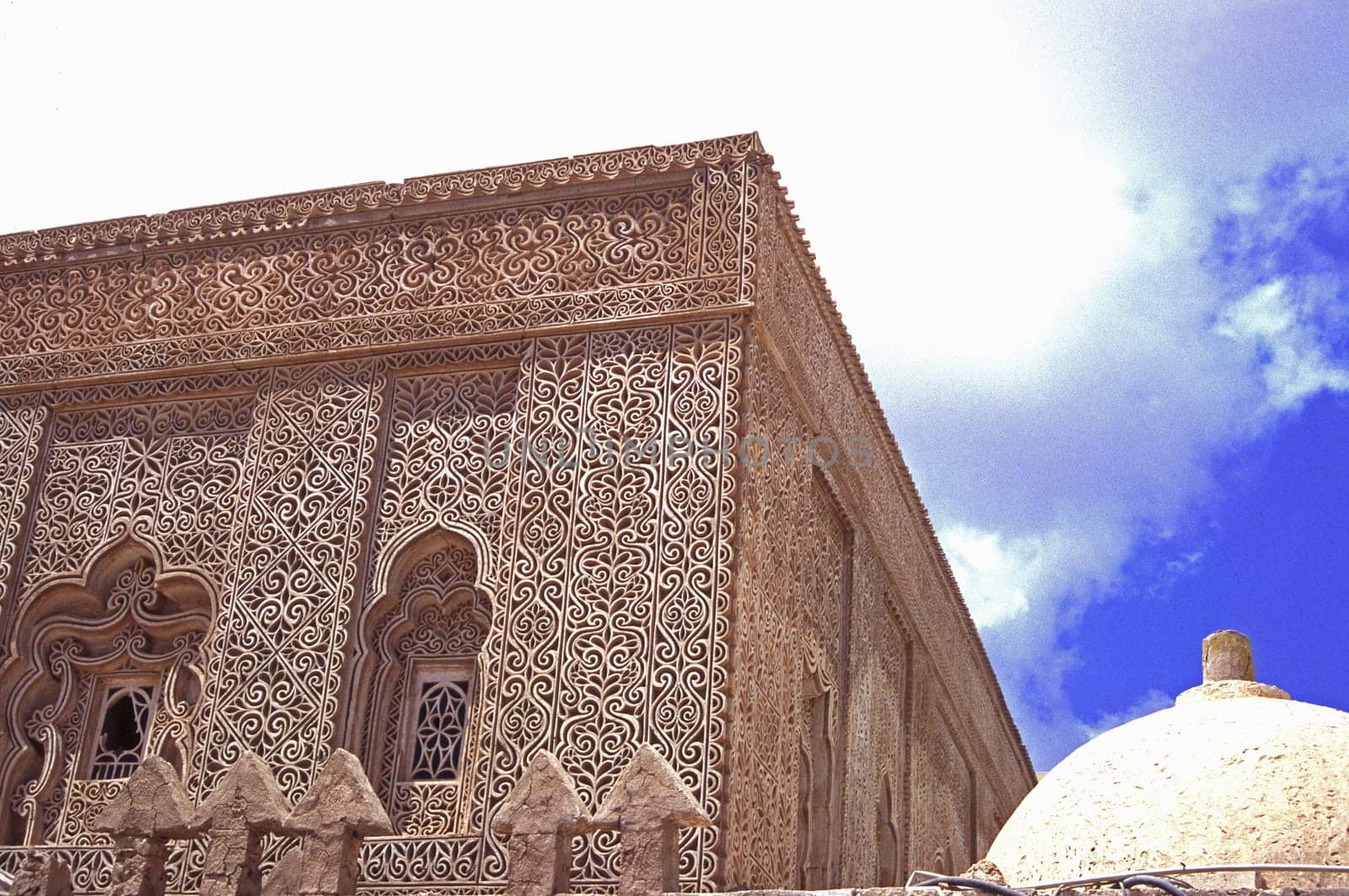 Houses of the former pearl merchants on the Farasan Islands are richly decorated with ornaments. The islands are located in the Red Sea in southern Saudi Arabia near the Yemeni border.
