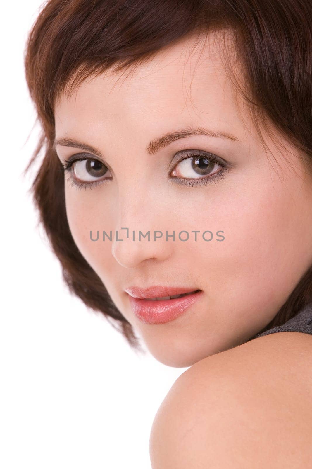 Beautiful face and shoulder