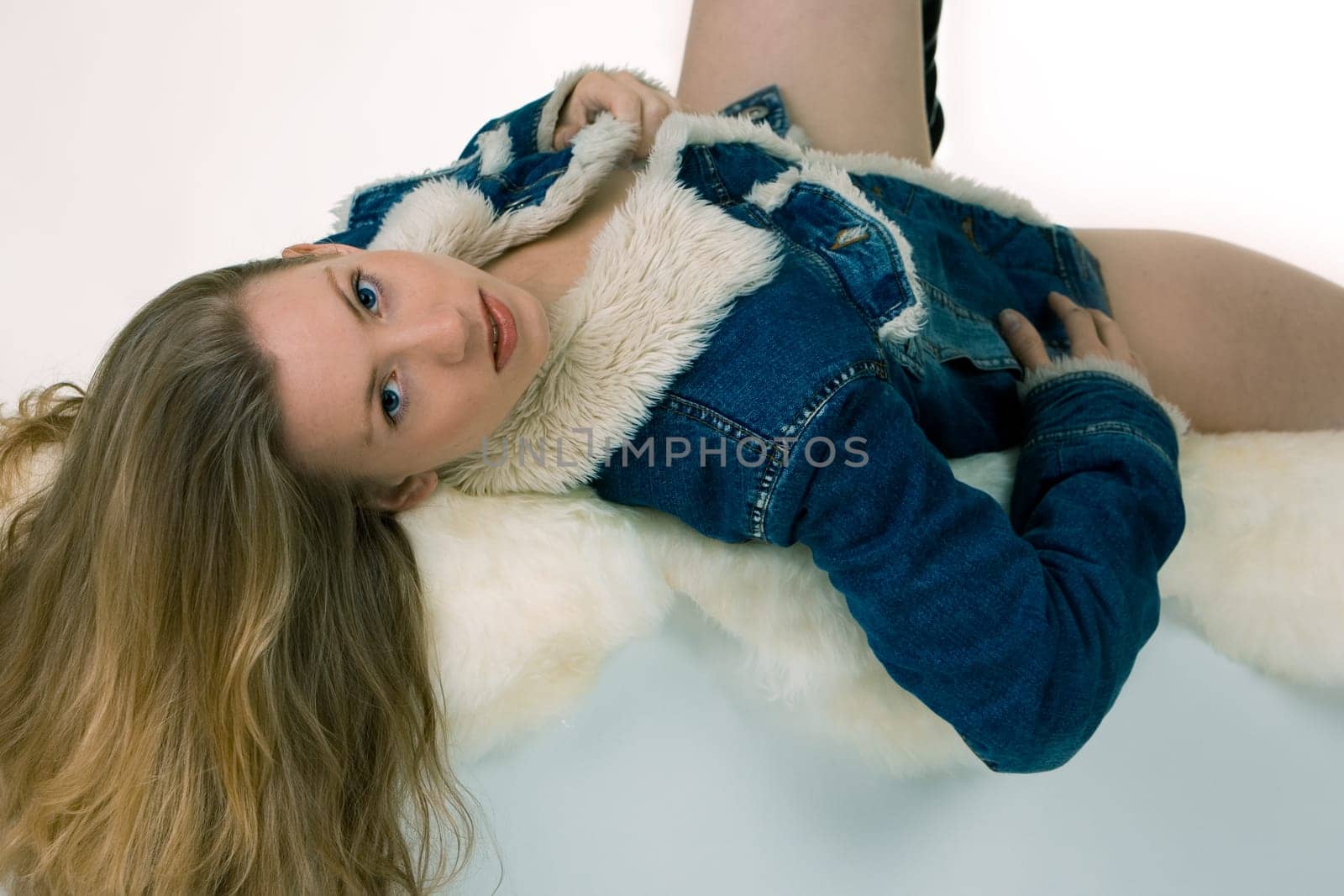 Sexy woman and fur