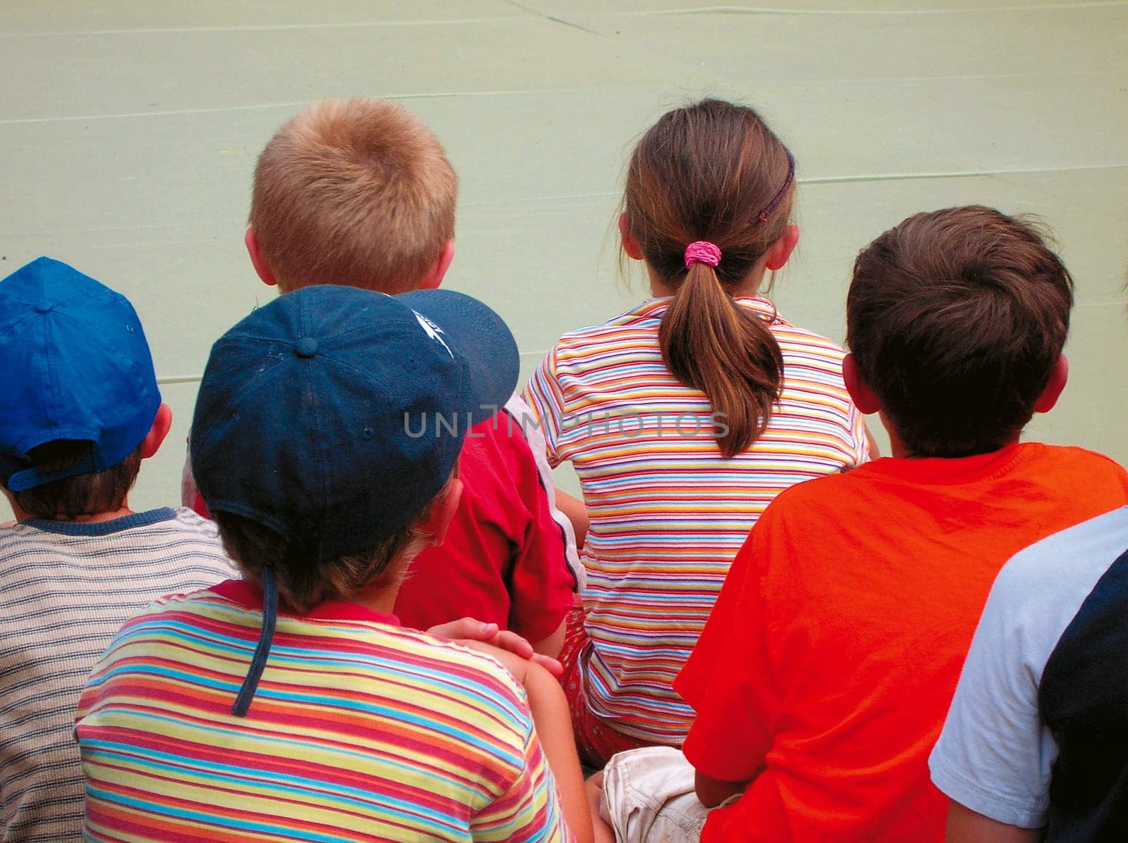 Children from behind