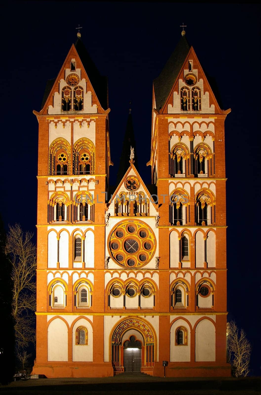 Limburg Cathedral Night View