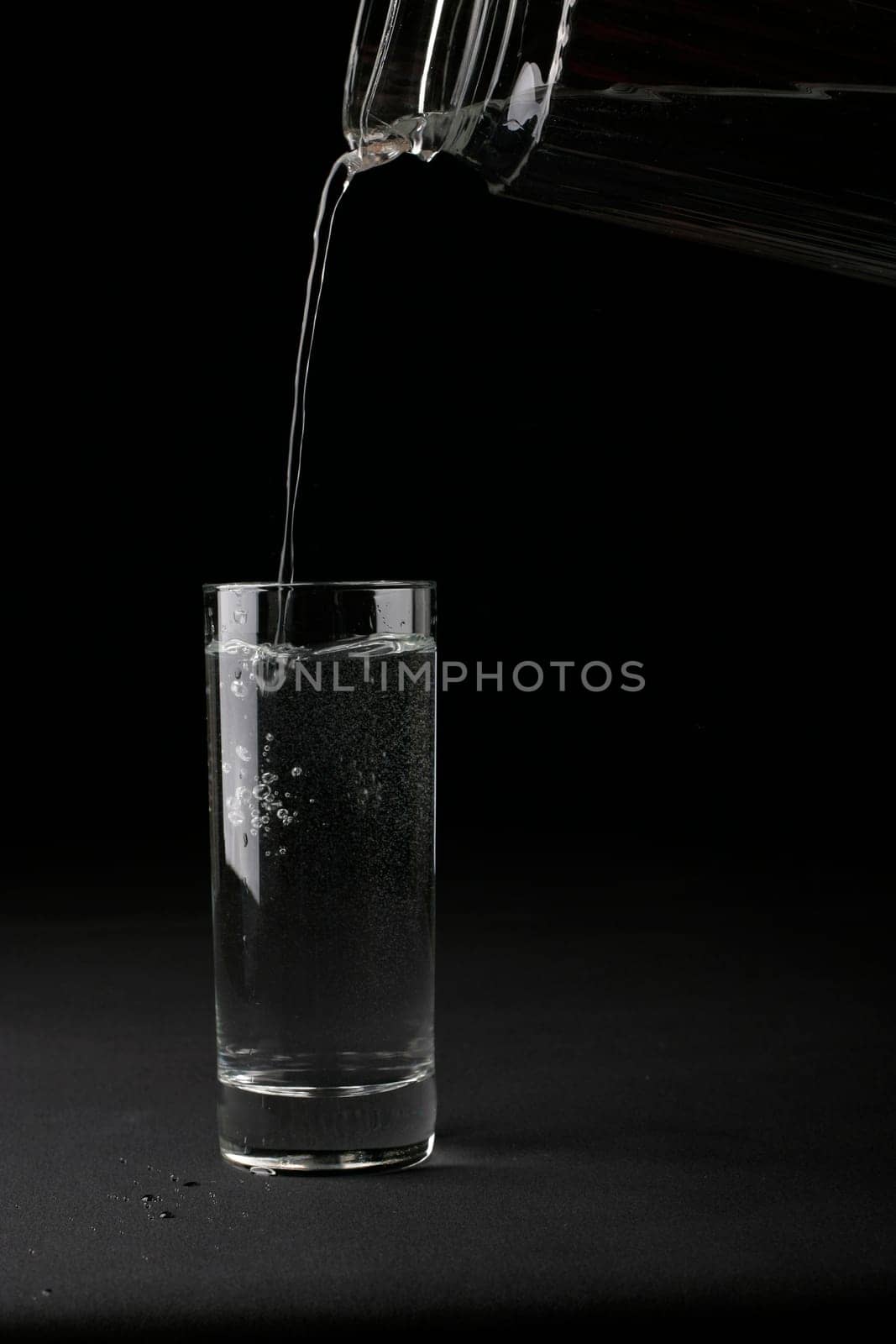 Glass is poured