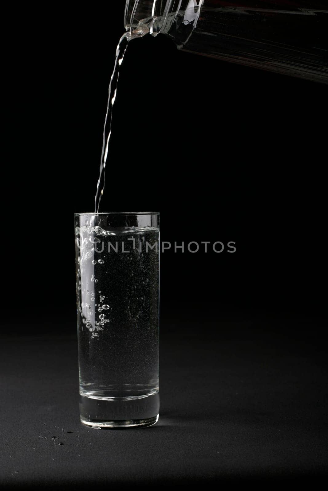 Glass is poured