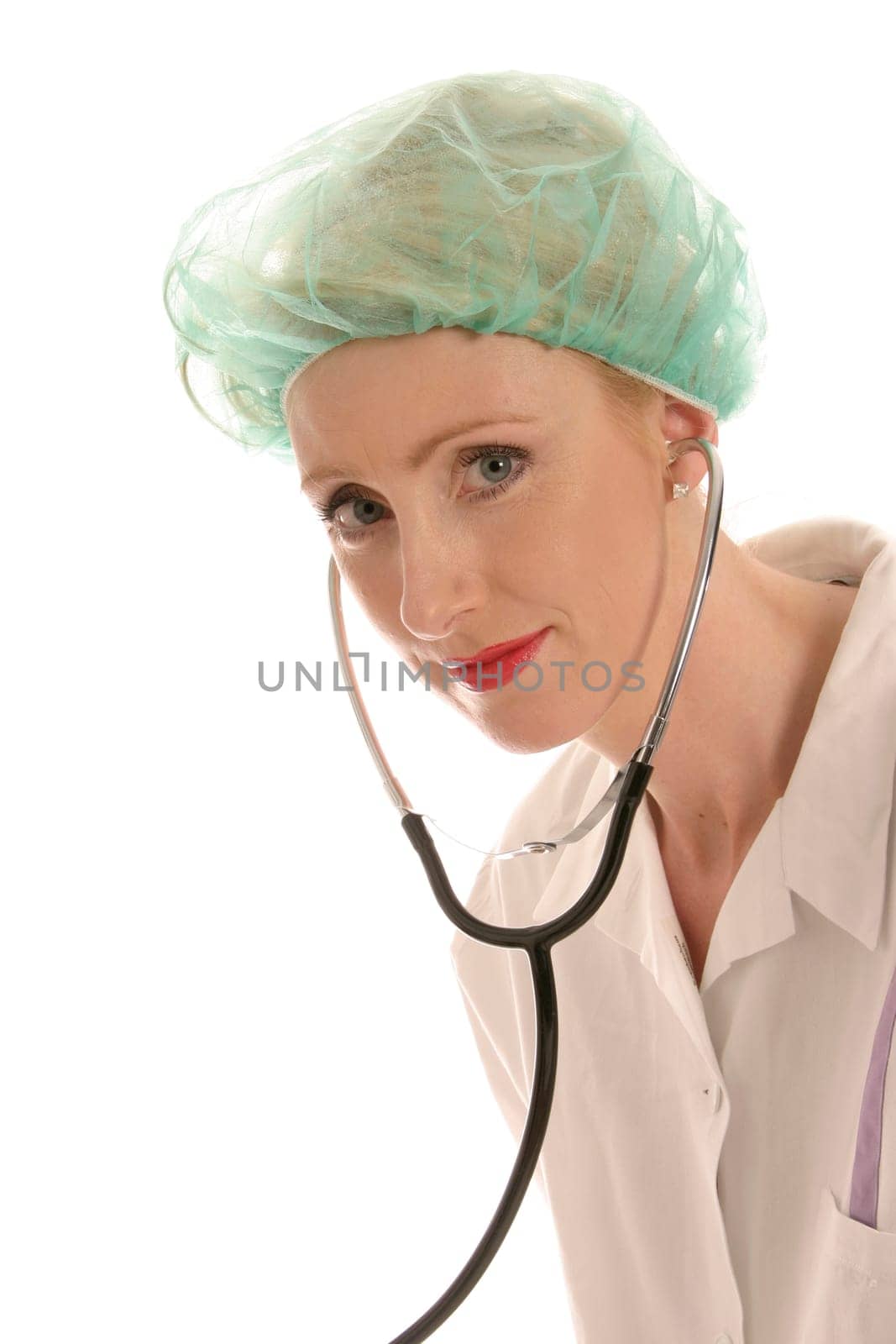 Nurse with stethoscope