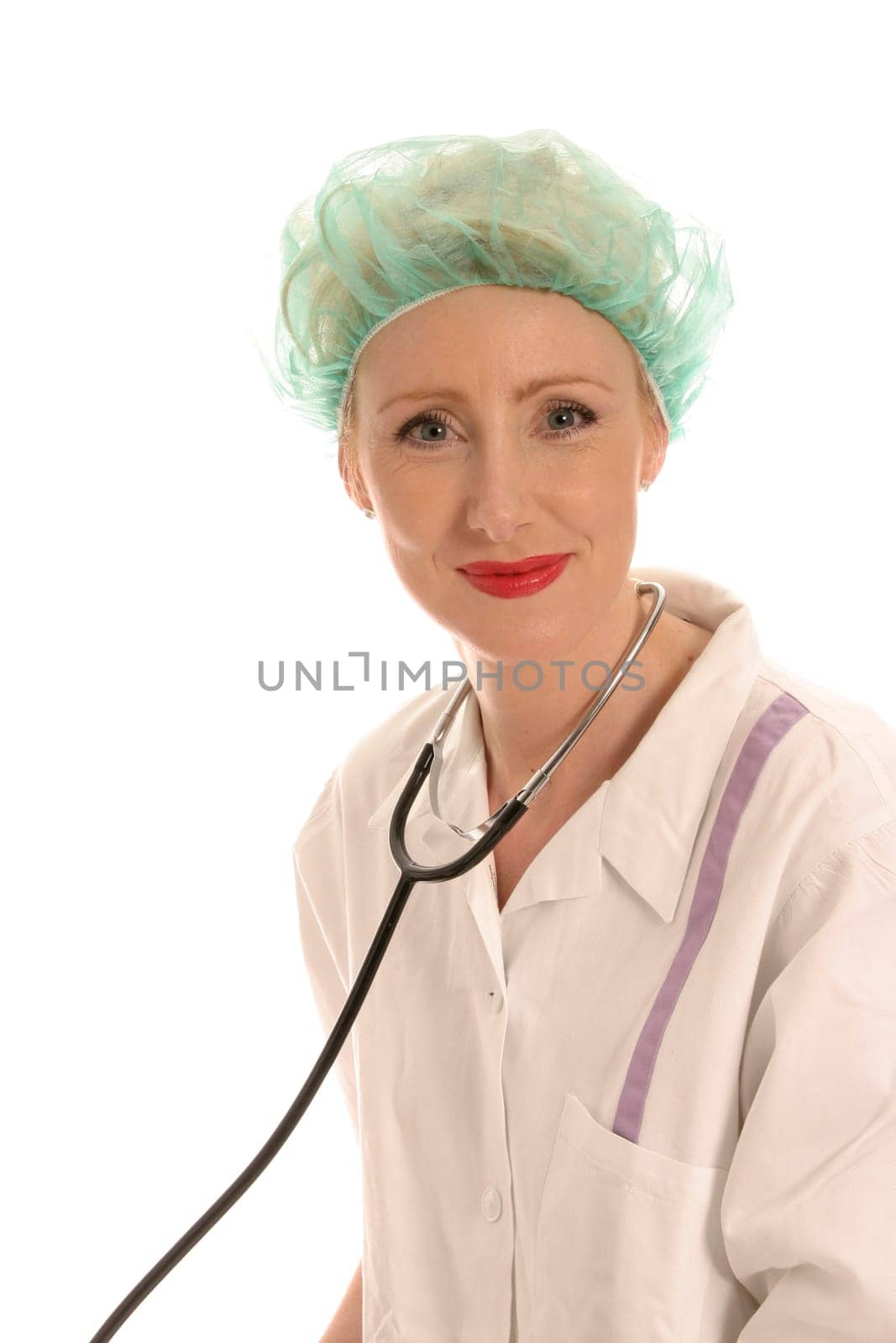 Nurse with stethoscope