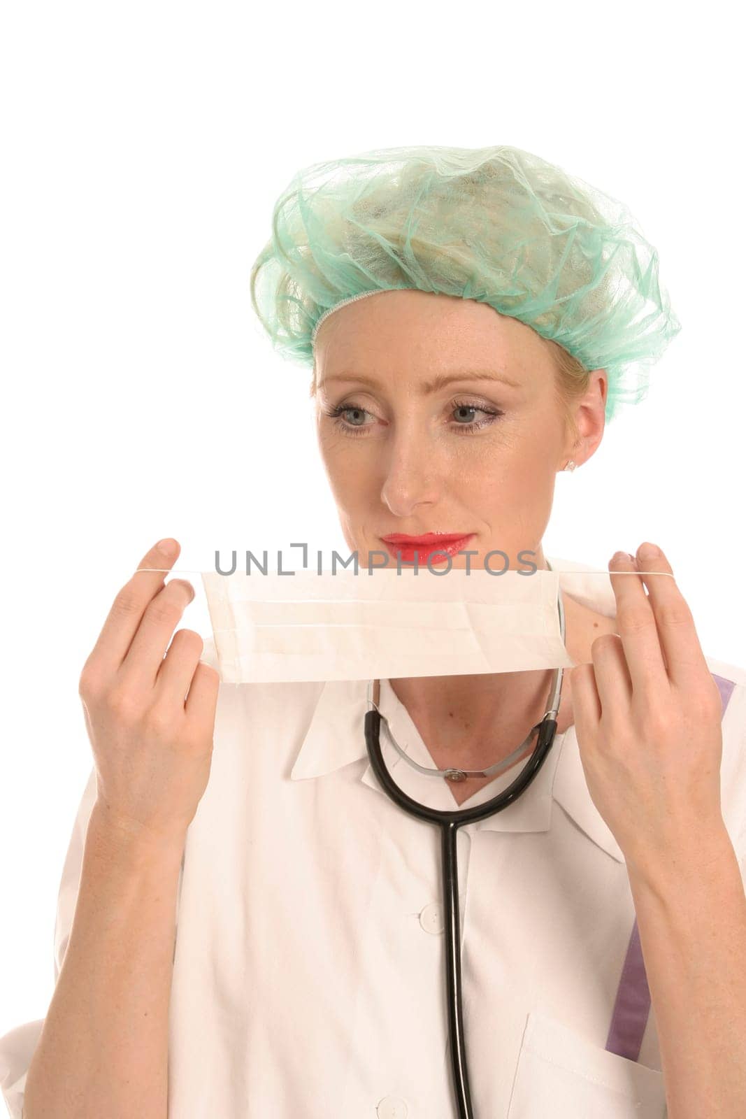 Nurse with face mask