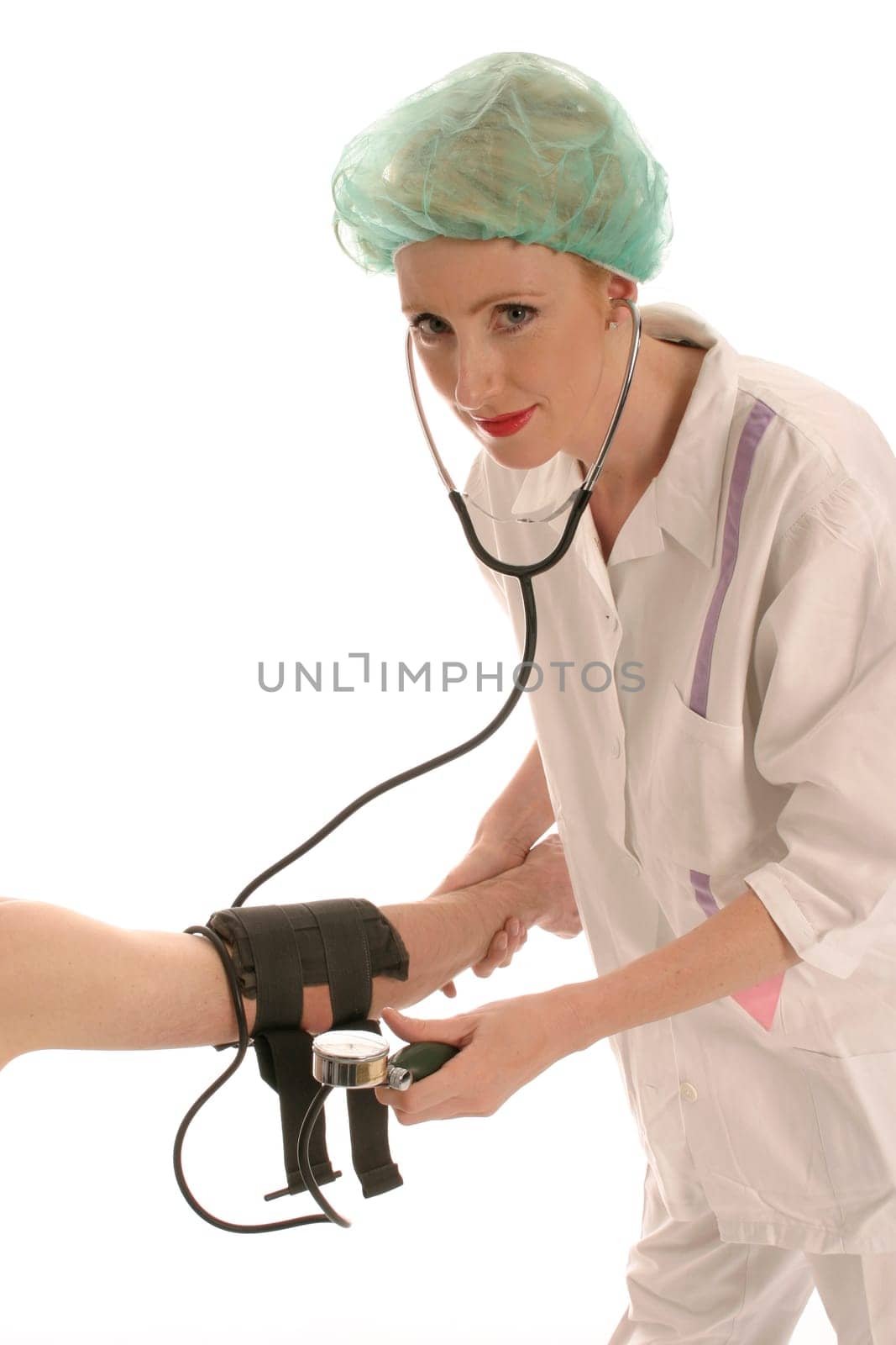 Nurse on examination