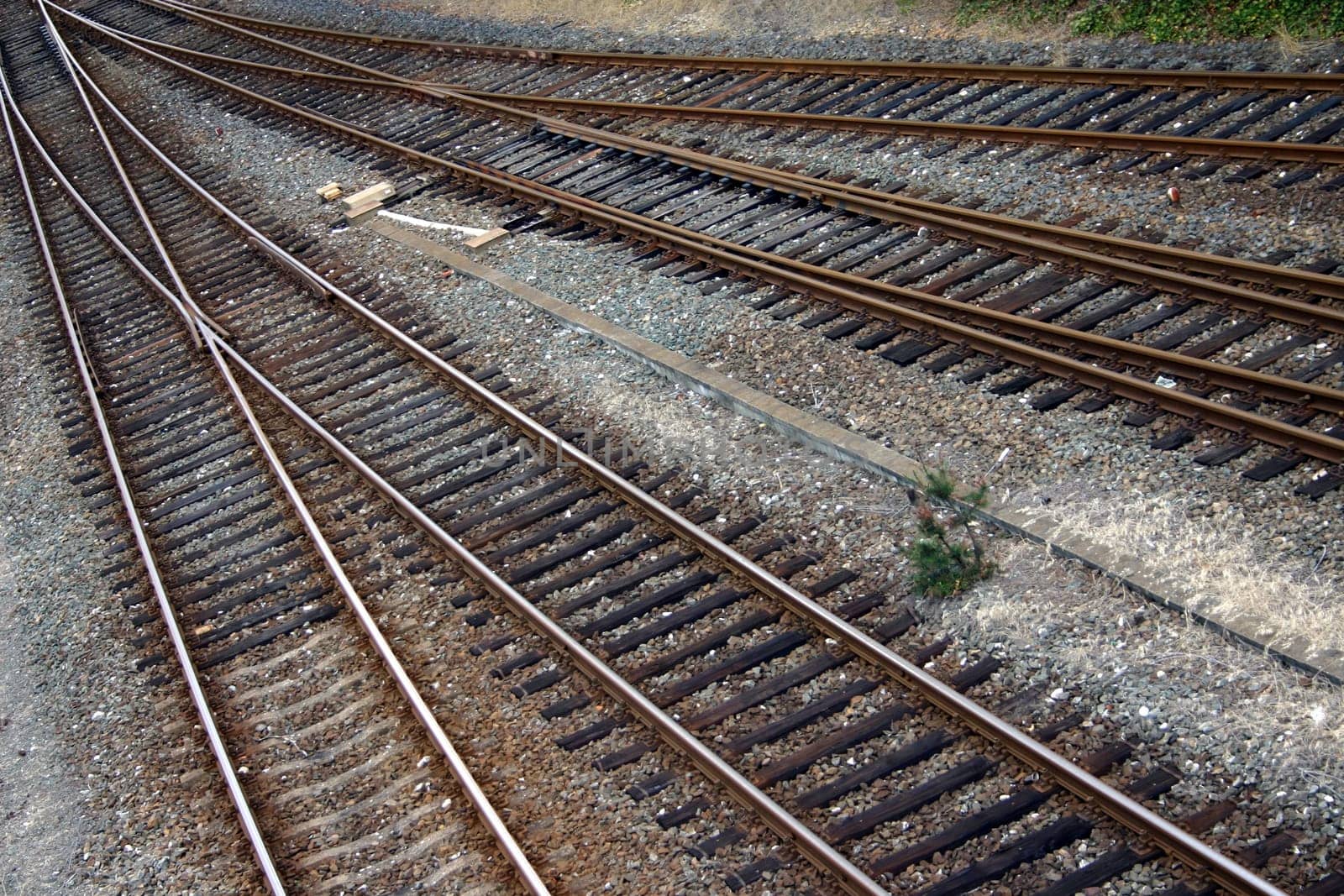 Railroad tracks
