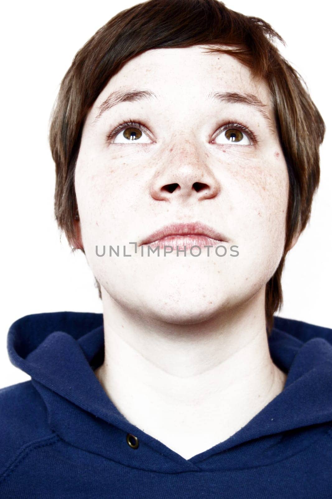 Woman,looking up