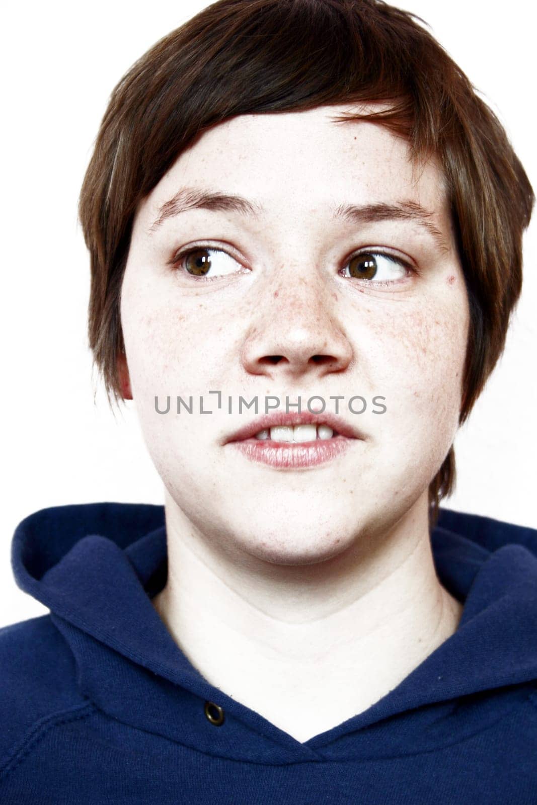 Woman,looking to the side