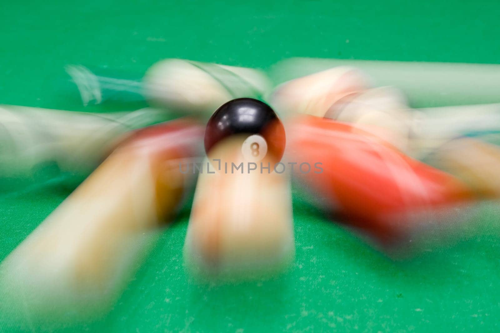 Play billiards