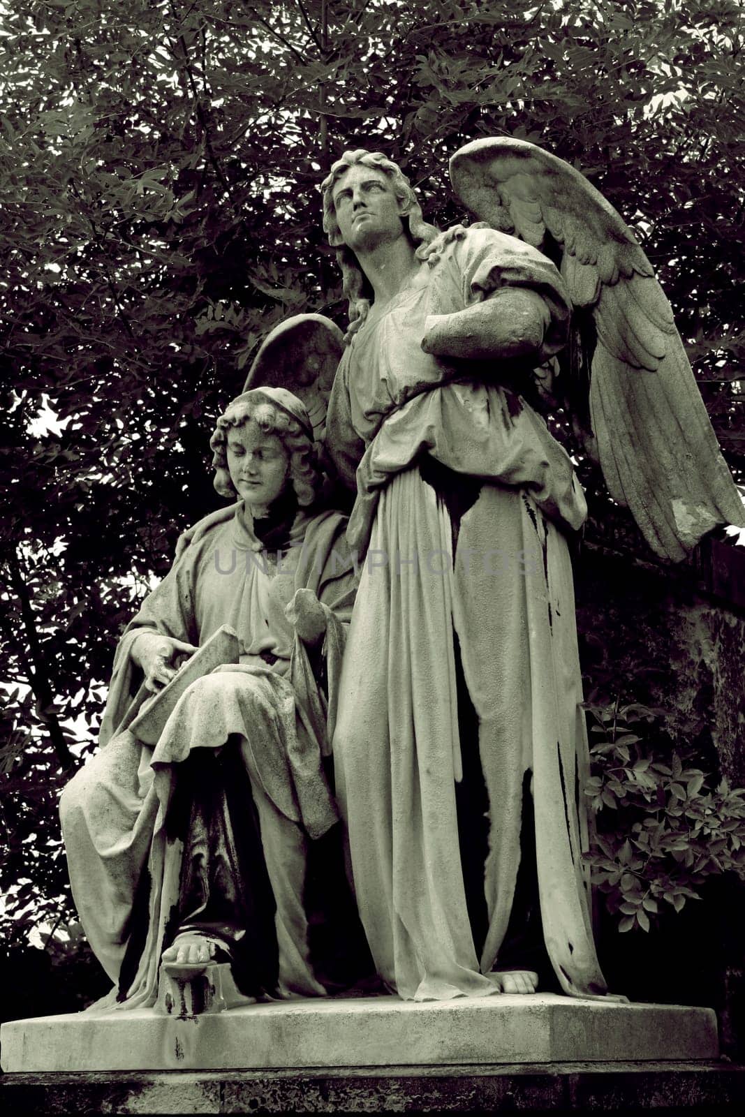 Angel statues