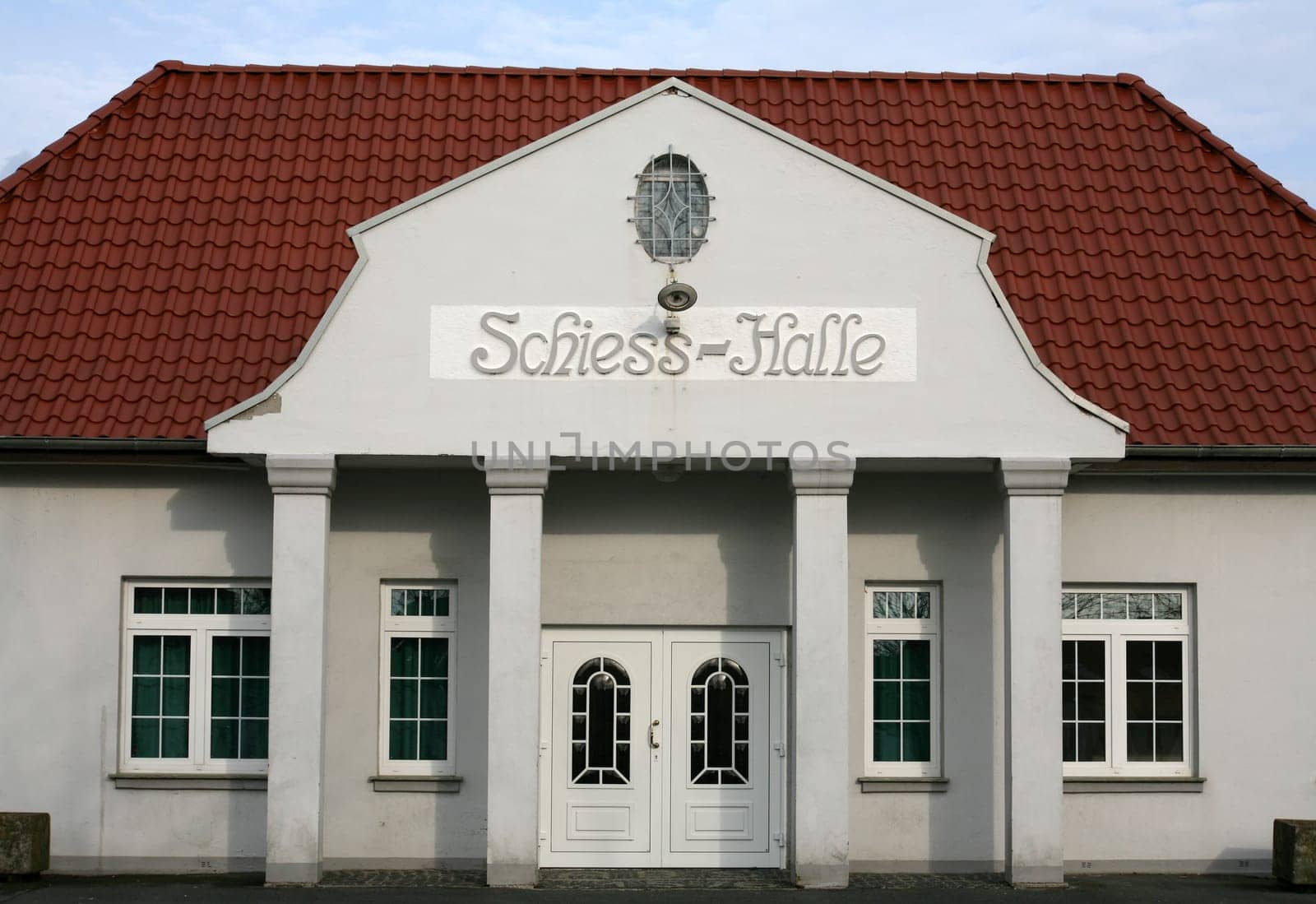Sports facility of the shooting club in Blomberg (Lippe district,North Rhine-Westphalia)