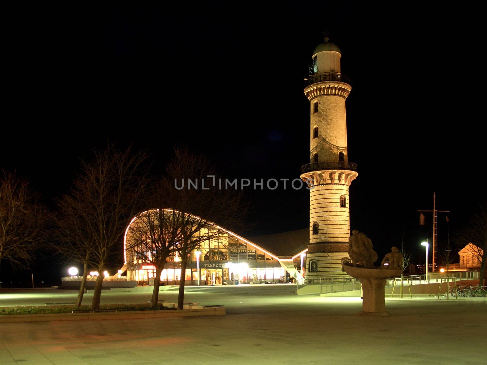 Lighthouse at night