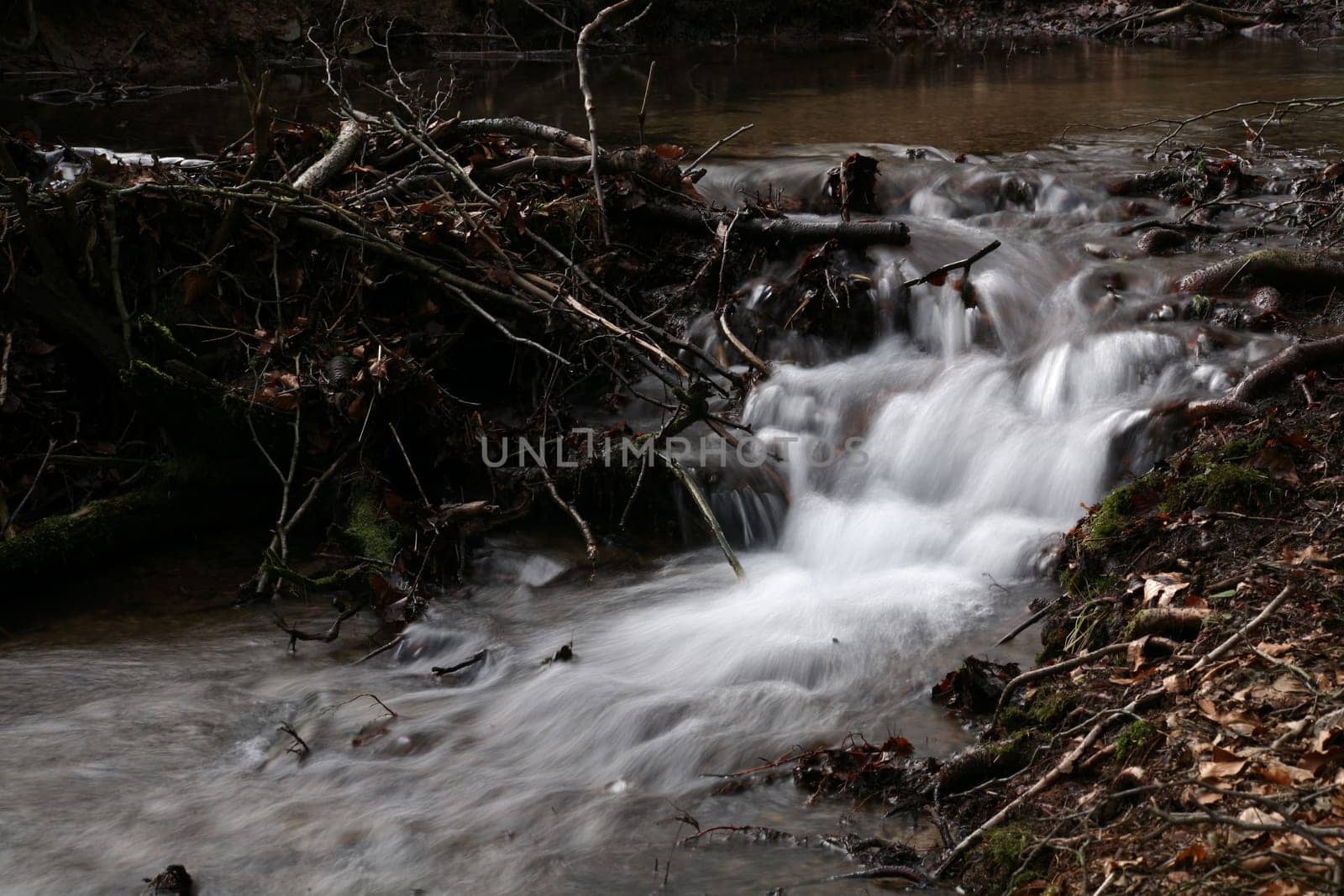 Idyllic,natural watercourse
