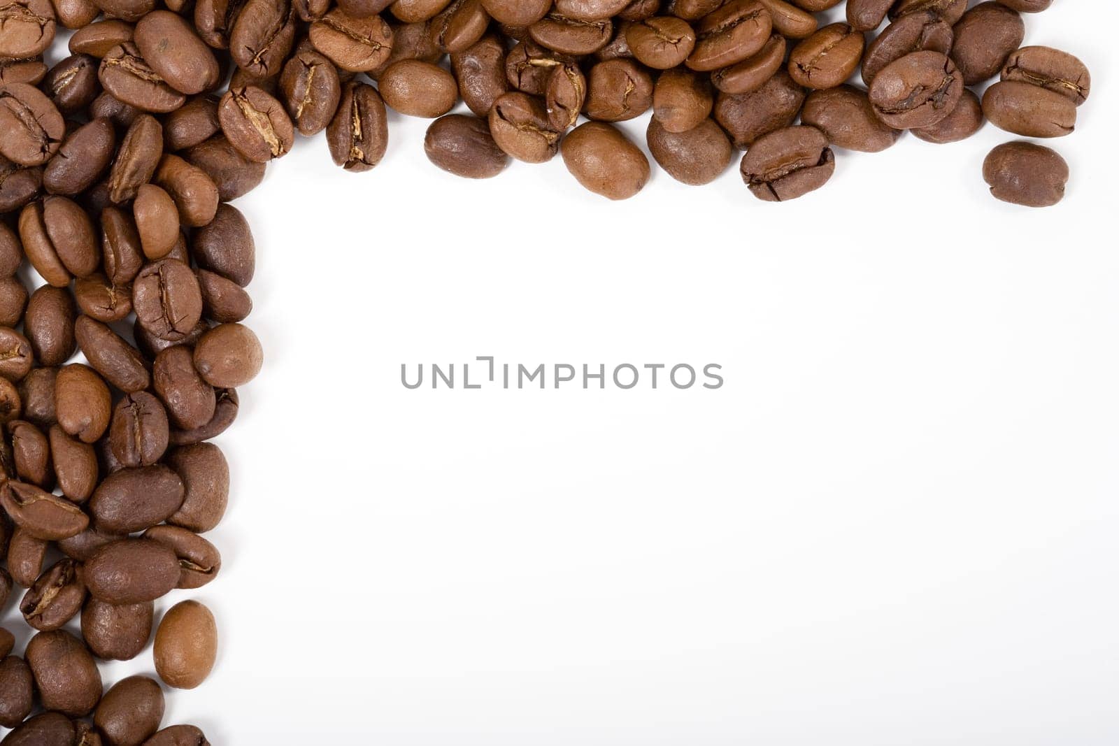 Coffee beans as a frame