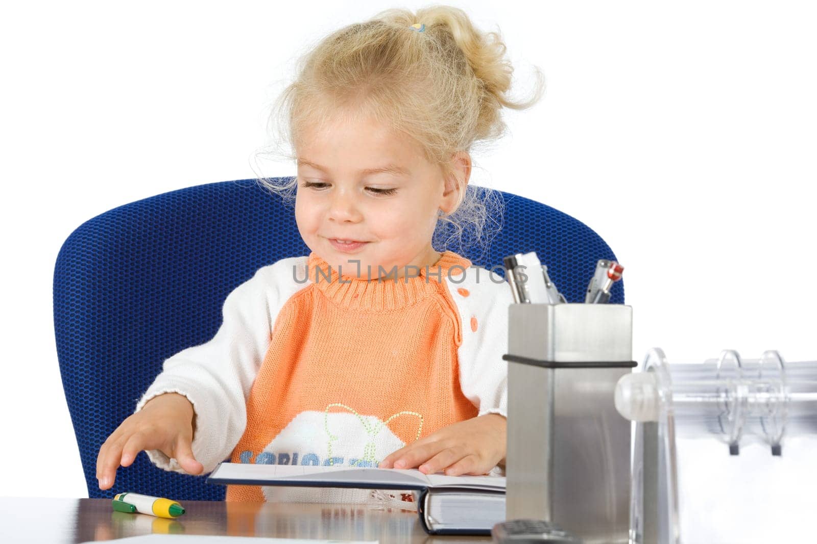 Girl in the office