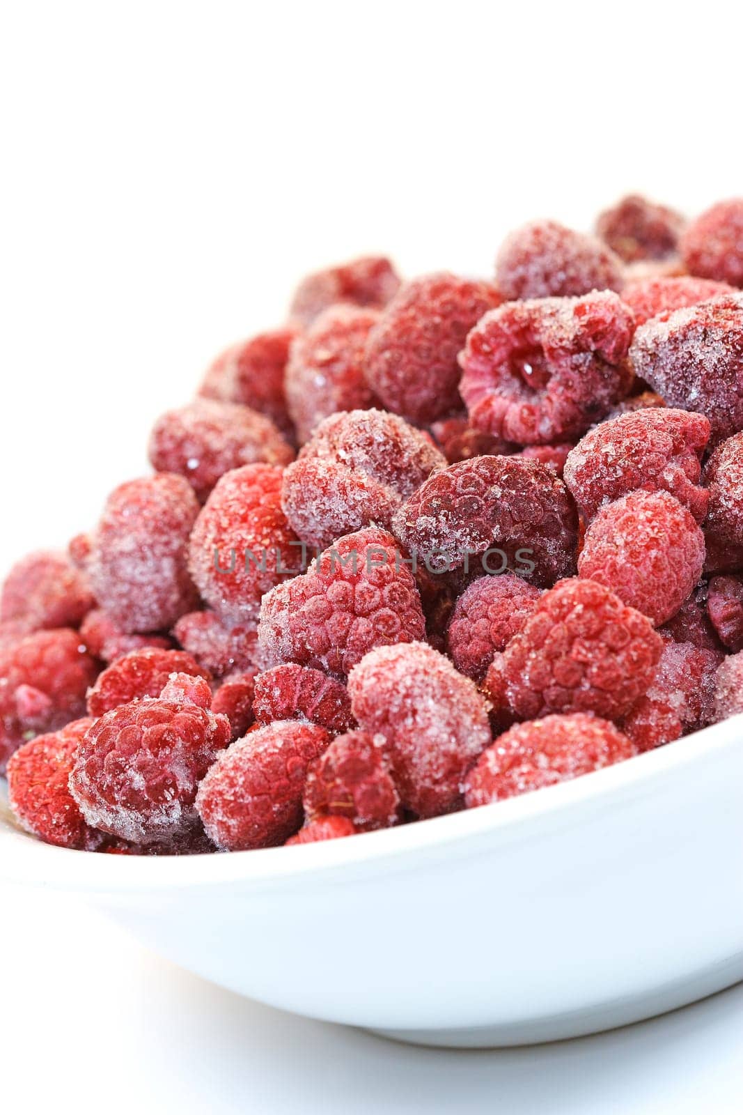 frosted raspberries