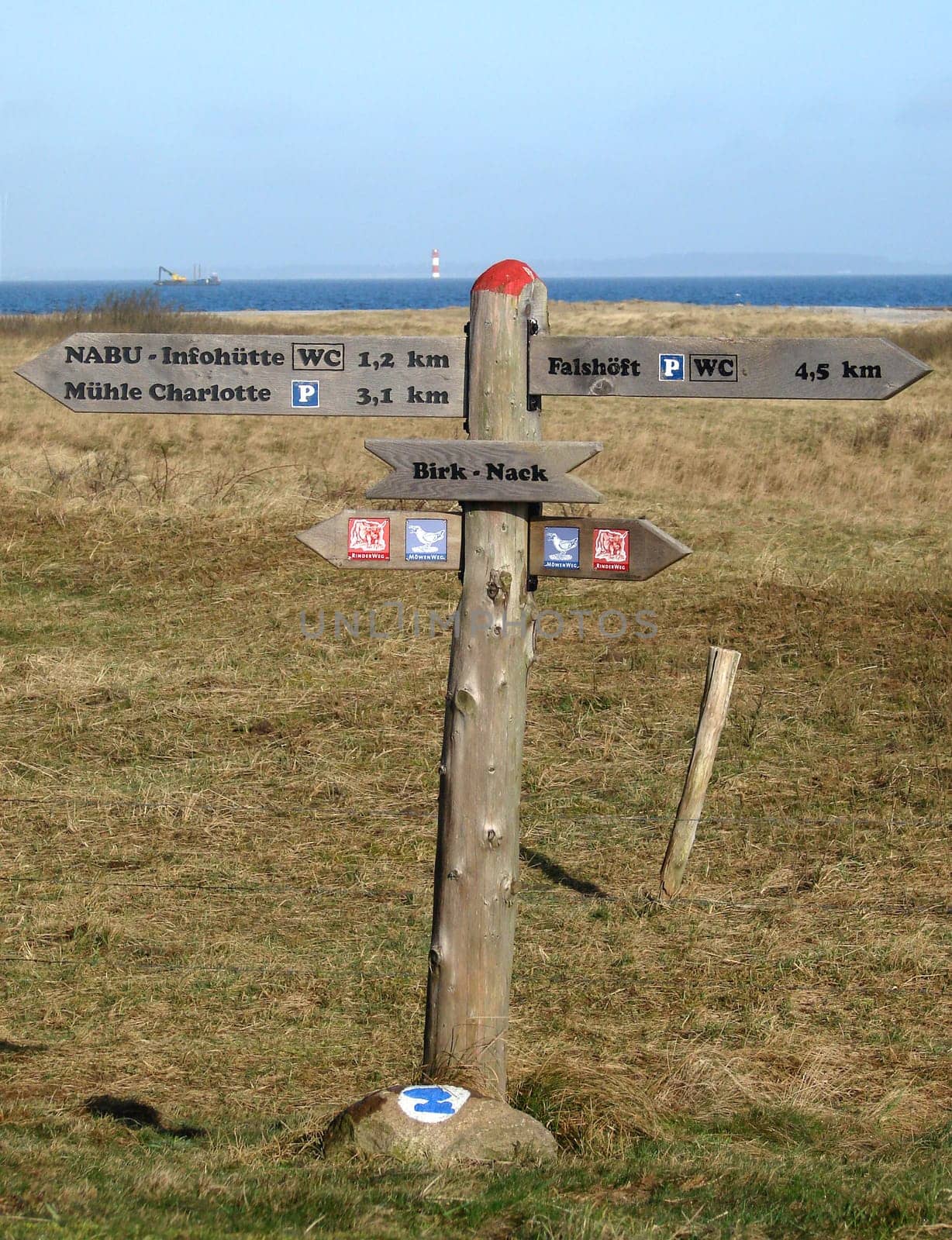 Signpost Geltinger Birk