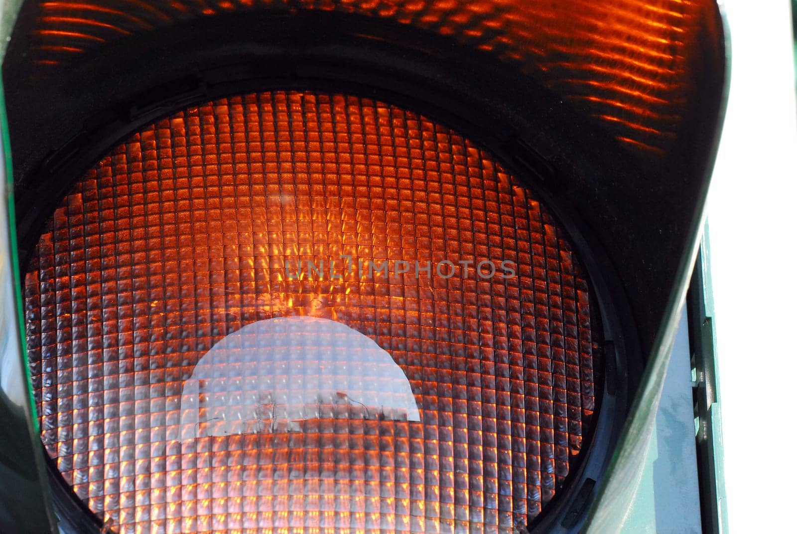 Traffic light yellow