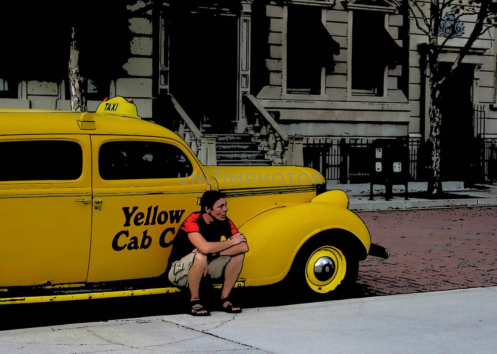 TAXI DRIVER IN THE EARLY EVENING ***