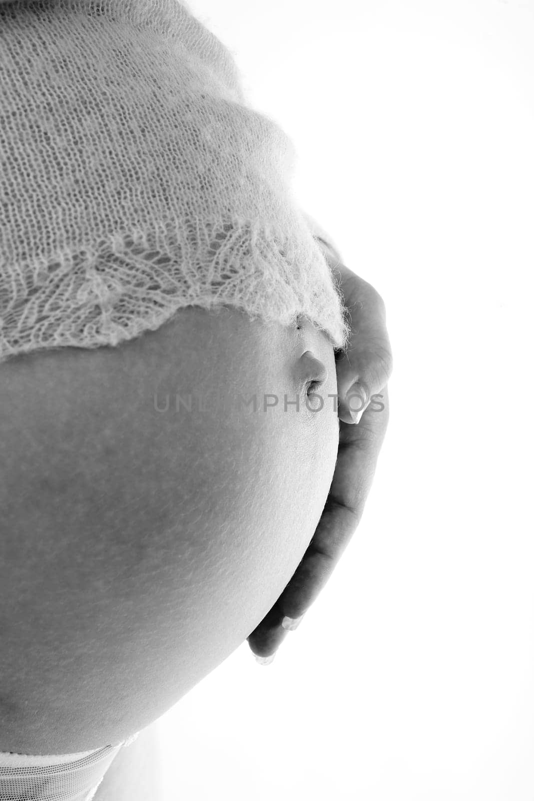 Baby bump,black and white
