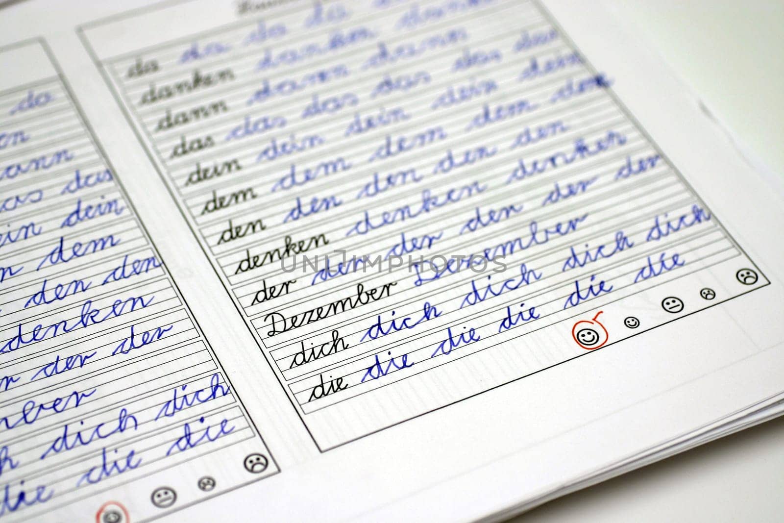 Cursive writing exercises