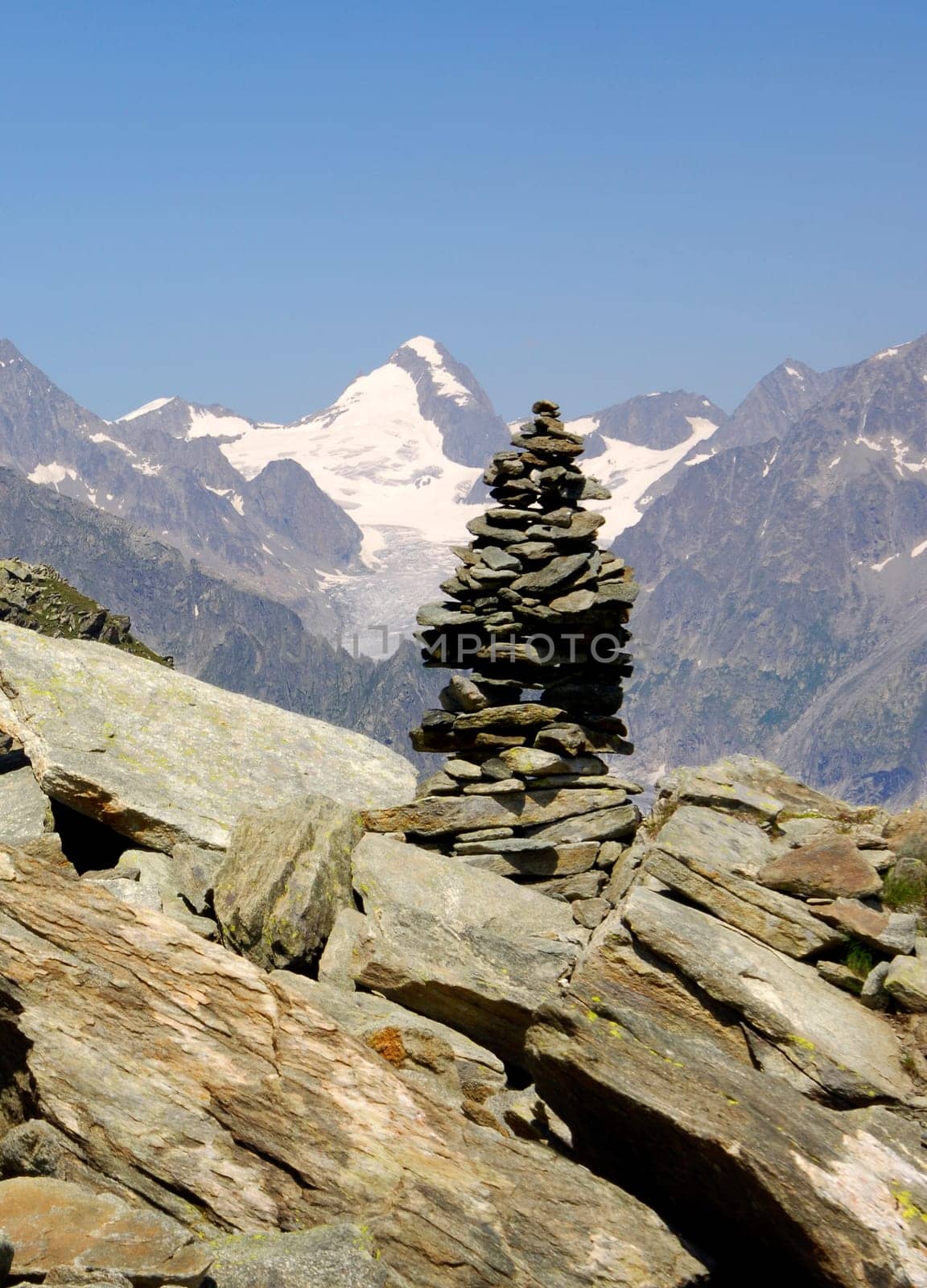 Oberaarhorn and Steinmännchen