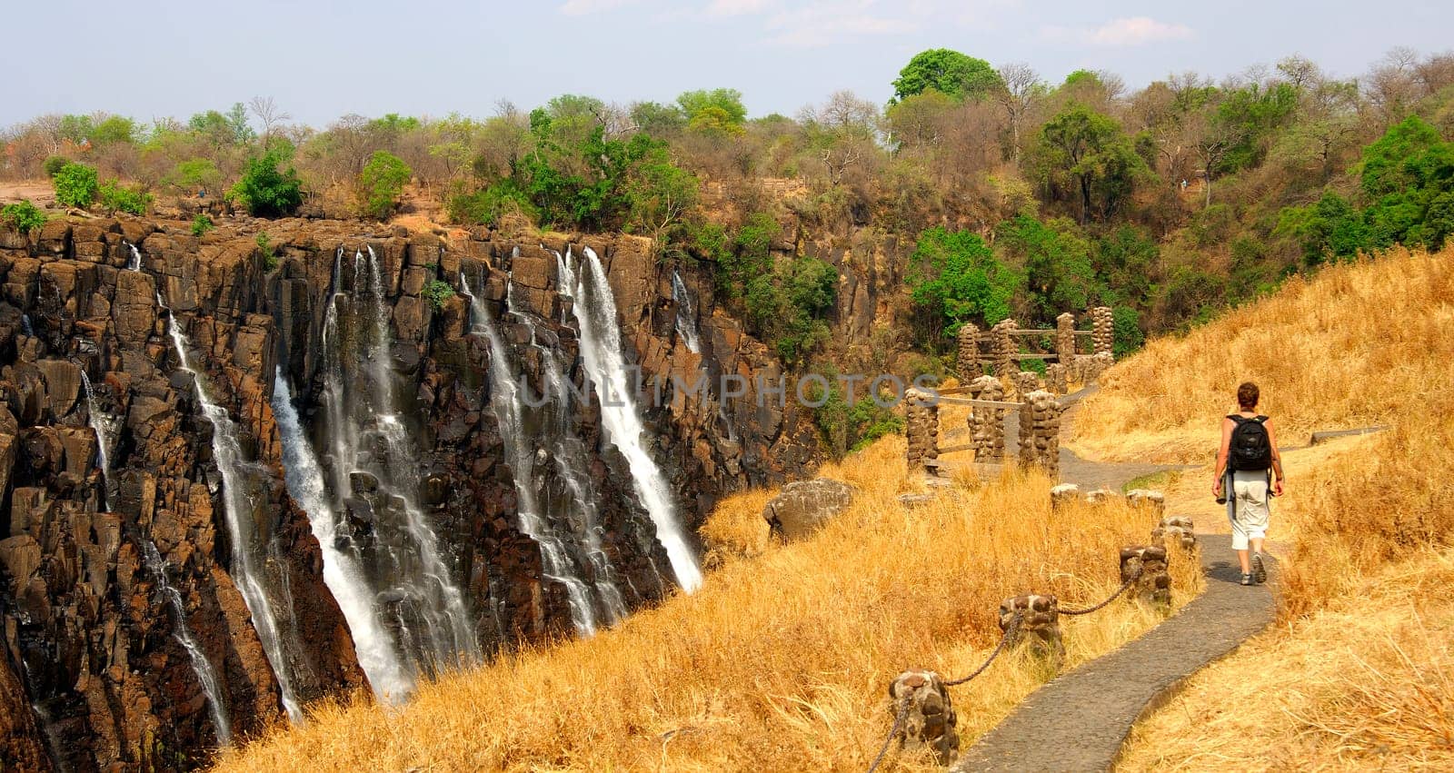 Waterfall Promenade,Victoria Falls