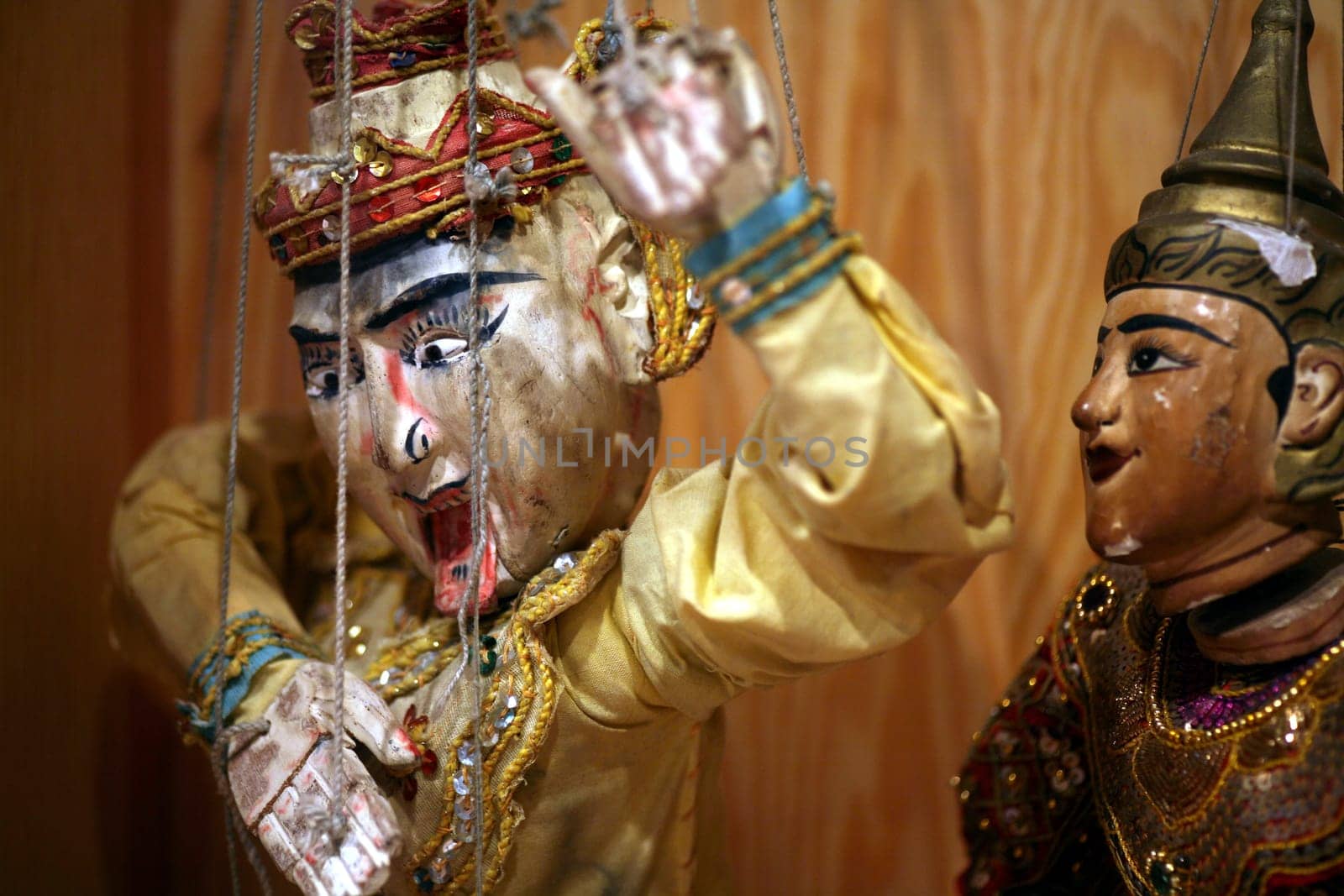 Ancient Thai puppets