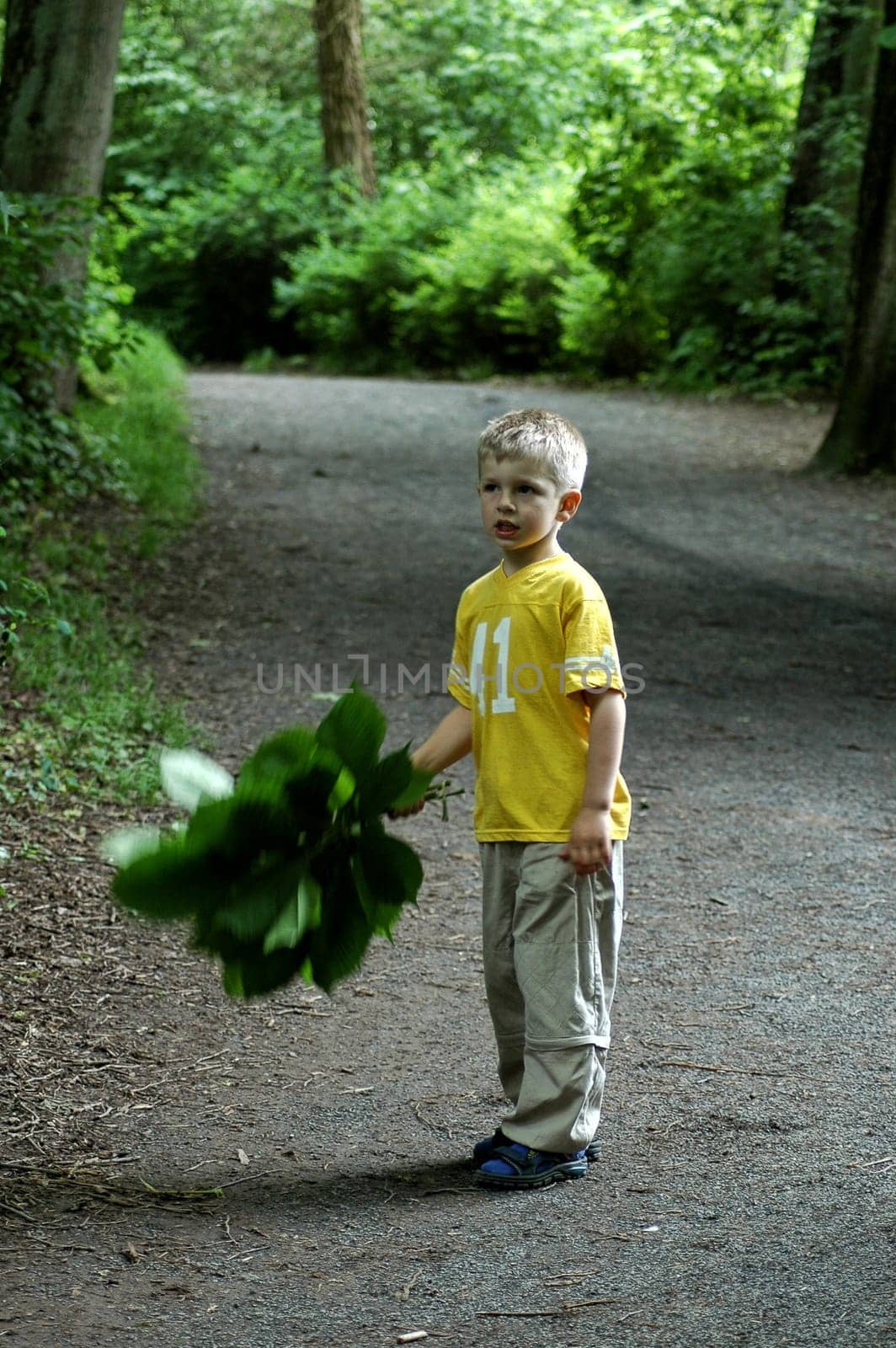 Child in nature