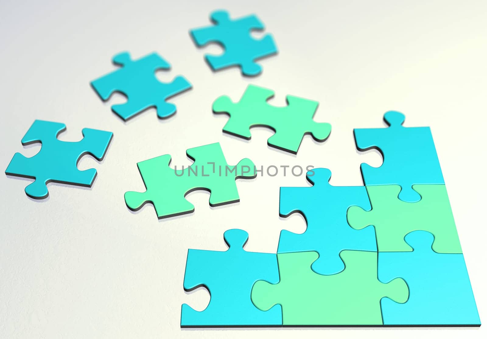Colorpuzzle pink