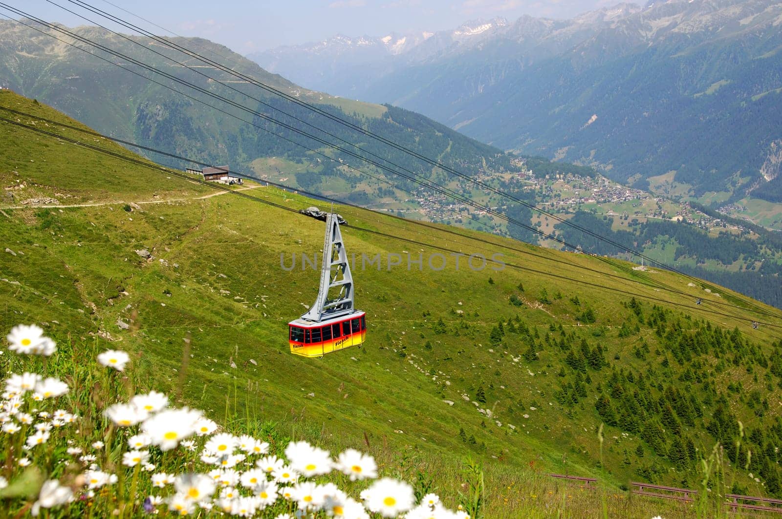 Fiesch cable car,Switzerland