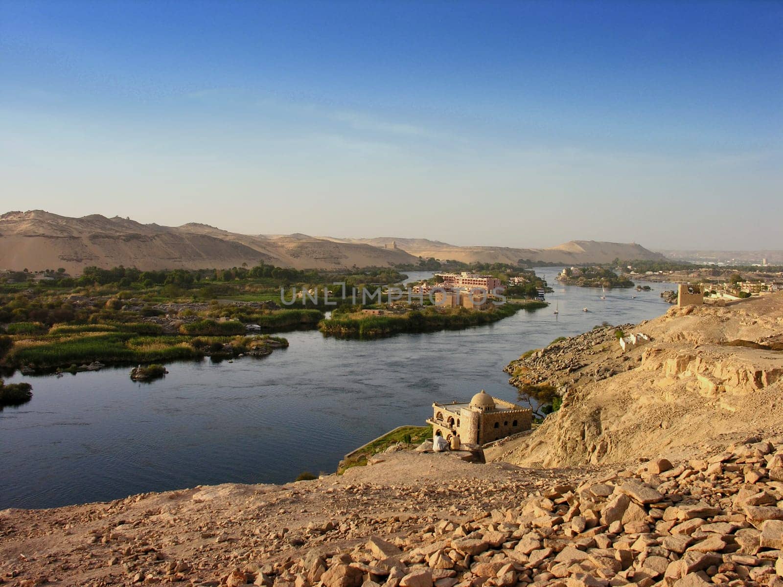 Nile landscape near Aswan